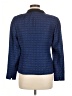Nina Mclemore Print Blue Wool Blazer Size 6 - photo 2