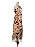 Unbranded Floral Orange Cocktail Dress Size EU 38 / US 8 - photo 4