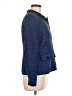 Nina Mclemore Print Blue Wool Blazer Size 6 - photo 4