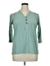 Unbranded Teal 3/4 Sleeve Blouse Size XL (estimated) - photo 1