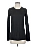 Nike 100% Polyester Black Long Sleeve T-Shirt Size S - photo 1