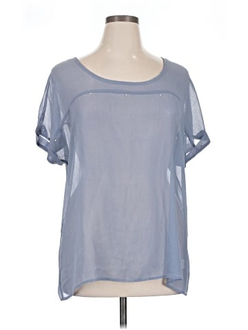 Eyeshadow Short Sleeve Blouse (view 1)