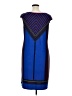 Catherines 100% Polyester Graphic Blue Casual Dress Size 1X - photo 2