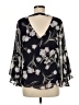 Charming Charlie 100% Polyester Black 3/4 Sleeve Blouse Size M - photo 2