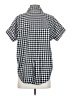 Madewell Checkered-gingham Black Short Sleeve Blouse Size XS - photo 2