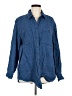 Gap 100% Cotton Blue Long Sleeve Button-Down Shirt Size M (tall) - photo 1