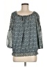 Max Studio Blue 3/4 Sleeve Blouse Size M - photo 1