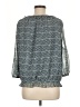 Max Studio Blue 3/4 Sleeve Blouse Size M - photo 2
