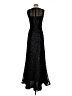 St. John 100% Polyester Stars Black Cocktail Dress Size 0 - photo 2