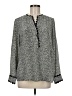 Rungolee Tweed Gray Long Sleeve Blouse Size M - photo 1