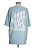 Shein Blue 3/4 Sleeve T-Shirt Size 4 - photo 2