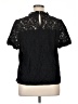 CeCe Black Short Sleeve Blouse Size XL - photo 2