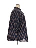Roaman's Paisley Blue 3/4 Sleeve Button-Down Shirt Size 26 - photo 4
