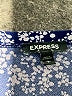 Express Paisley Blue Jumpsuit Size L - photo 3