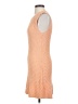 Zara Tweed Orange Cocktail Dress Size S - photo 5