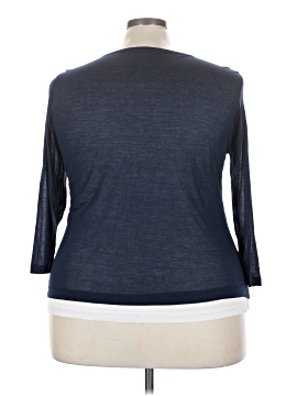 Liz Claiborne 3/4 Sleeve T-Shirt (view 2)
