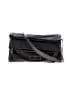 DKNY Solid Black Leather Shoulder Bag One size - photo 1