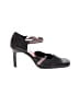 Nine West 100% Leather Black Heels Size 8 1/2 - photo 1