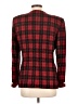 Talbots 100% Wool Plaid Red Wool Blazer Size 10 - photo 2