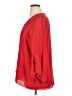 Zac & Rachel 100% Polyester Red 3/4 Sleeve Blouse Size XL - photo 5