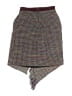 Allison Collection Houndstooth Burgundy Skort Size 2 - photo 2