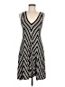 Max Studio Chevron-herringbone Black Casual Dress Size M - photo 1
