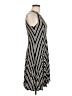 Max Studio Chevron-herringbone Black Casual Dress Size M - photo 4