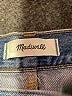 Madewell 100% Cotton Hearts Blue Jeans Size 28 waist - photo 6
