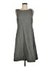 J.Crew 100% Wool Solid Tweed Gray Casual Dress Size 10 - photo 1