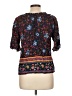 Chances R 100% Rayon Black 3/4 Sleeve Blouse Size L - photo 2