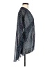 Emory Park 100% Polyester Floral Blue Kimono Size M - photo 4