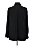 Investments 100% Polyester Solid Black Long Sleeve Blouse Size L - photo 2
