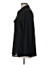 Investments 100% Polyester Solid Black Long Sleeve Blouse Size L - photo 5