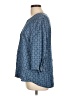 Ruby Rd. 100% Tencel Blue 3/4 Sleeve Blouse Size L - photo 5