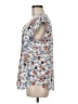 Daniel Rainn Silver Short Sleeve Blouse Size M - photo 5