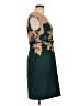 Connected Apparel Graphic Green Cocktail Dress Size 10 (petite) - photo 4