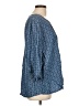 Ruby Rd. 100% Tencel Blue 3/4 Sleeve Blouse Size L - photo 4