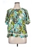 Westbound 100% Rayon Green Short Sleeve Blouse Size XL - photo 1