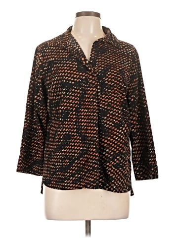 Investments 3/4 Sleeve Blouse (view 1)