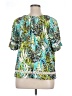 Westbound 100% Rayon Green Short Sleeve Blouse Size XL - photo 2