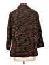 Investments 100% Polyester Tweed Brown 3/4 Sleeve Blouse Size L (petite) - photo 2