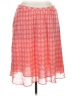 Liz Claiborne 100% Polyester Hearts Red Orange Casual Skirt Size 14 - photo 1