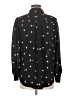 Bar III 100% Polyester Stars Black Long Sleeve Blouse Size M - photo 2