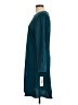 DKNY 100% Polyester Solid Teal Casual Dress Size 12 - photo 5