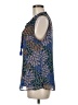 Daniel Rainn 100% Polyester Blue Sleeveless Blouse Size M - photo 5