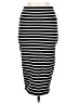 Bebe Stripes Black Casual Skirt Size M - photo 1