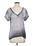 Heimstone 100% Other Silver Blue Short Sleeve Blouse Size S - photo 1