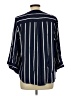 Torrid Stripes Blue 3/4 Sleeve Blouse Size Lg Plus (0) - photo 2
