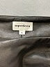 Superdown 100% Polyester Black Faux Leather Skirt Size S - photo 4