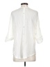 The Limited Ivory 3/4 Sleeve Button-Down Shirt Size S - photo 2